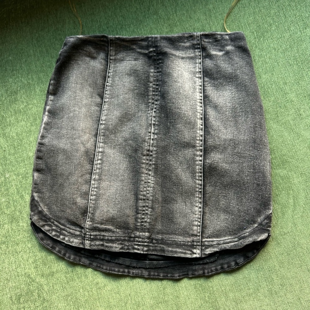 Denim Mini Skirt!